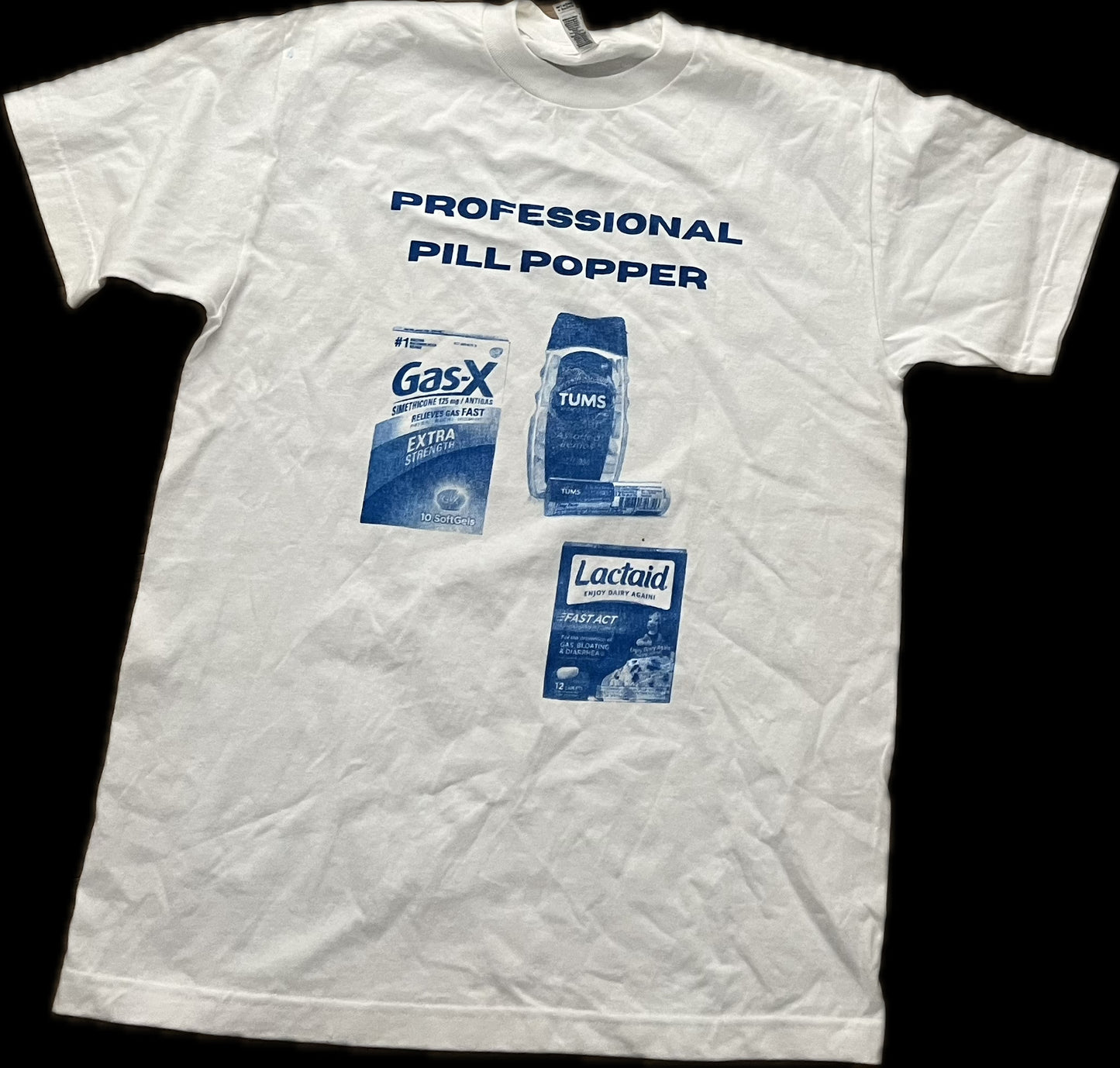 Professional Pill Popper Cobalt Blue Screen Print